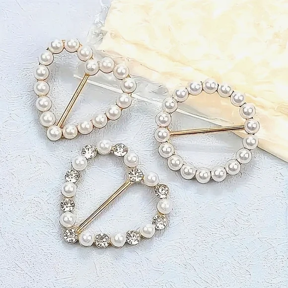 8 Pack T-Shirt Knot Clip Ring - Shirt Buckles - Scarf Clip Buckle - Picture 5 of 7